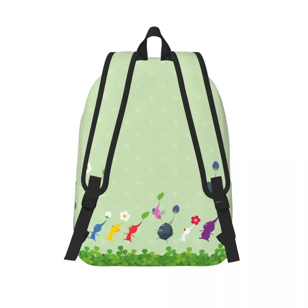 pikmins family sac à dos classique mignon et amusant, durable, pour lycée, jeu d'affaires, sac à dos anime pour hommes et femmes, sac à bandoulière universitaire