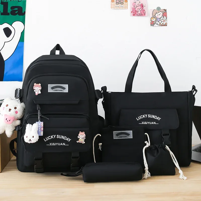 sac à dos scolaire tendance 2026 pour fille, sac de voyage, sac à dos d'épaule grande capacité léger pour élèves du primaire, du collège et du lycée - mochila escolar