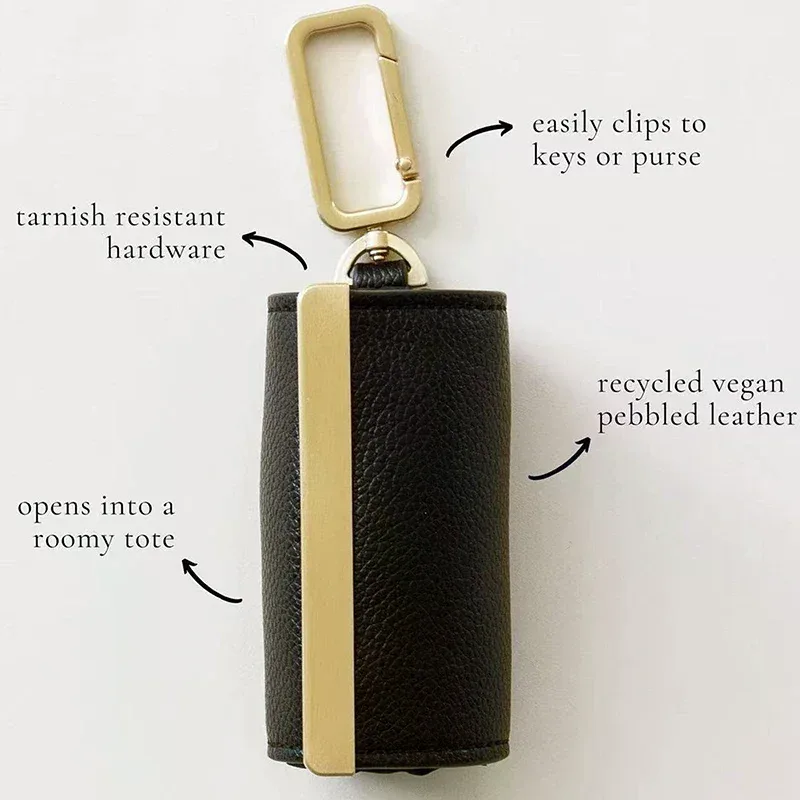 sac de rangement élégant pour accessoires et porte-clés de voyage, sac de courses pratique et écologique de grande capacité