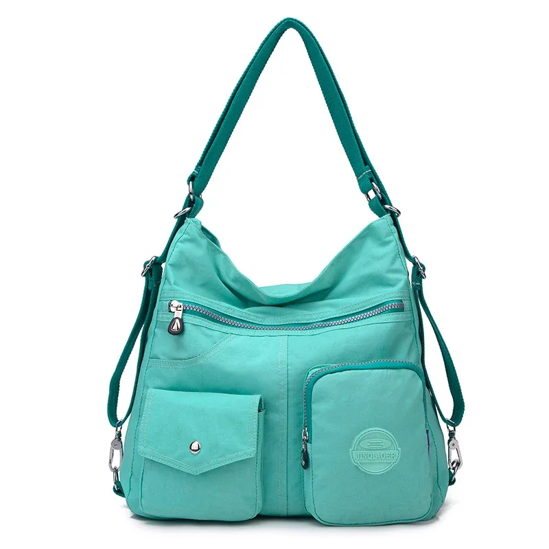 style preppy femmes sac à dos en nylon sacs d'école naturels pour adolescent décontracté femme sacs à bandoulière mochila voyage bookbag sac à dos