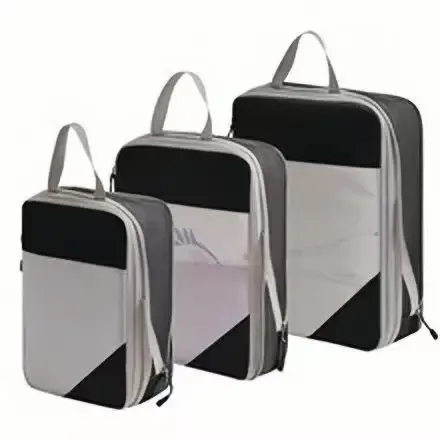 homefish lot de 3 cubes de compression de voyage, organisateur de bagages, accessoires de voyage, bagages à main