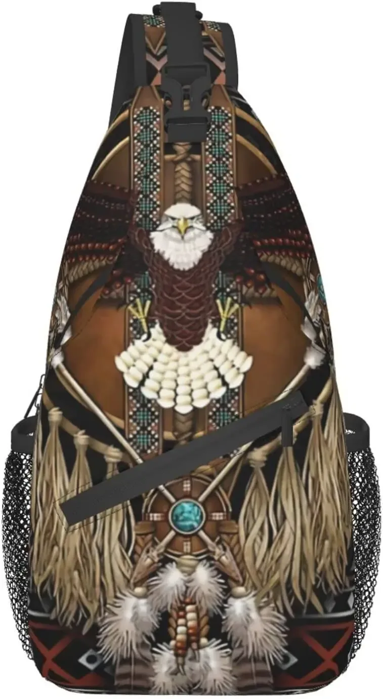 sac à dos indien à bandoulière, sac à dos à bandoulière décontracté, sac à dos de poitrine pour hommes et femmes, sport, randonnée, salle de sport