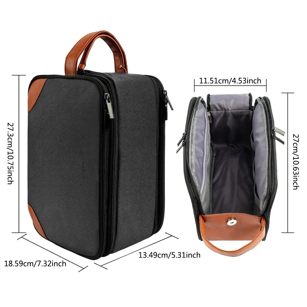 trousse de toilette de voyage pour hommes et femmes, trousse de maquillage étanche pour dames, pochette de lavage de beauté, sac à main, sac de rangement de câbles