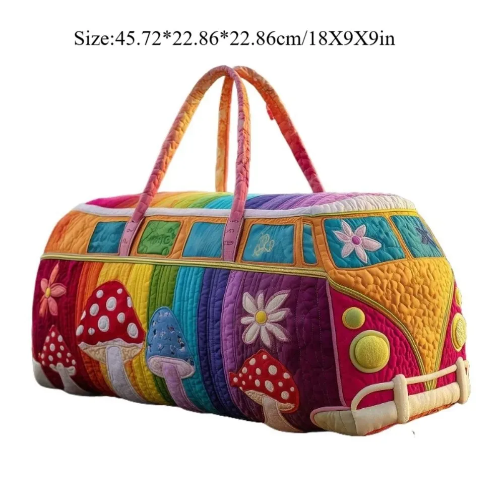 sac de voyage matelassé 3d imperméable grande capacité pour courte distance, sac fourre-tout, sac de sport pour camping et randonnée