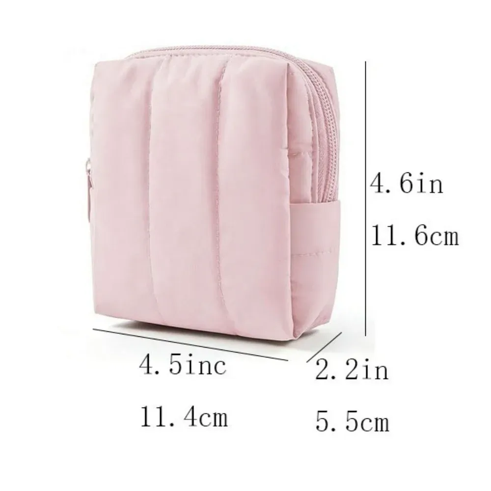 organisateur de cosmétiques imperméable, grande capacité, fermeture à glissière, sac à maquillage avec poche latérale, sac à maquillage matelassé portable pour femmes