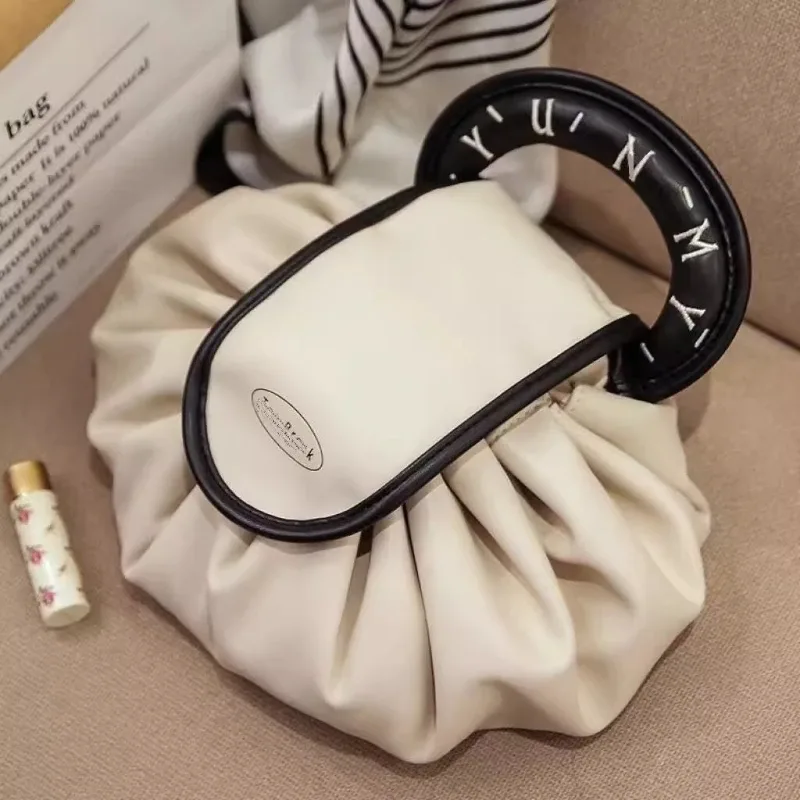sac de rangement de voyage de grande capacité, pochette à cosmétiques en corde à dessiner, sacs de rangement de maquillage, bagages à usage spécial pour femmes