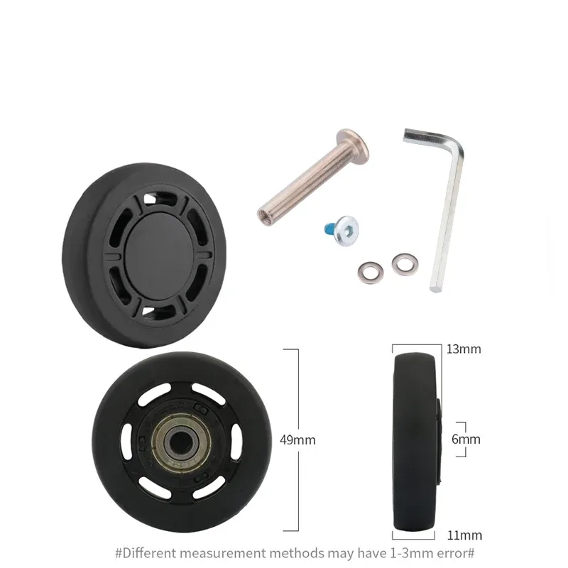 valise universelle roue boîtier de chariot roue résistante à l'usure valise silencieuse roue universelle remplacement réparation accessoires roulette