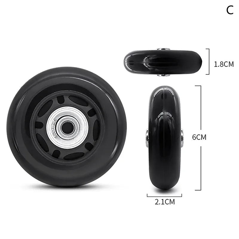 valise de remplacement pour roue de bagage, chariot à roulettes, ceinture durable et silays euse, outils de réparation, accessoires de voyage, 1 pièce