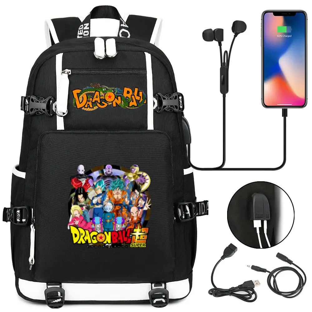 sac à dos camouflage dragon ball - sac d'école grande capacité pour étudiants, sac à dos pour enfants, sac de voyage en plein air pour garçons