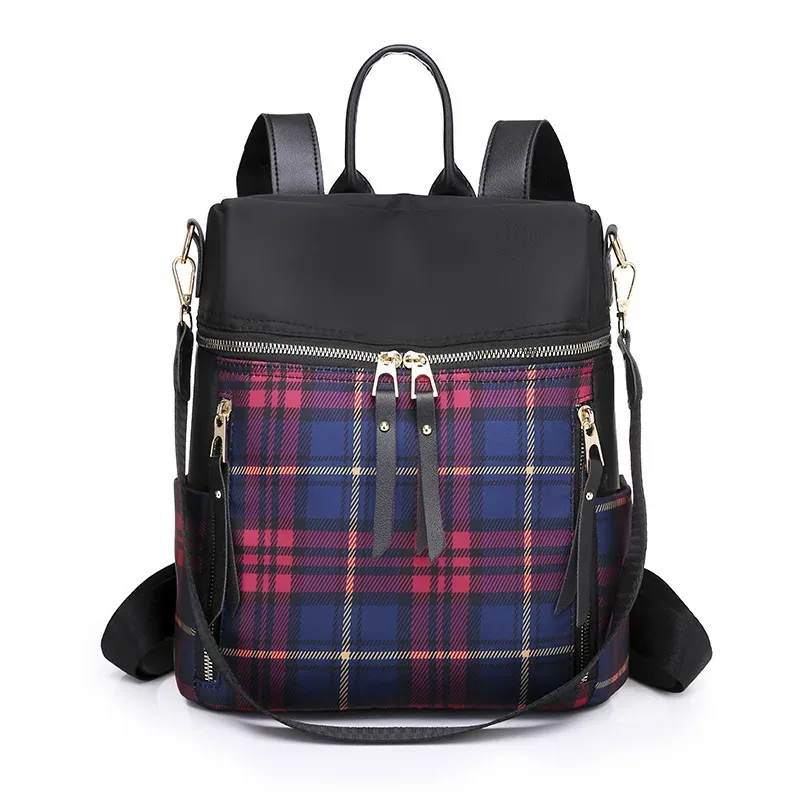 style rétro personnalité éléphant imprimé oxford tissu sac à dos femmes décontracté multi-fonctionnel sac style ethnique étudiant sacs cadeau
