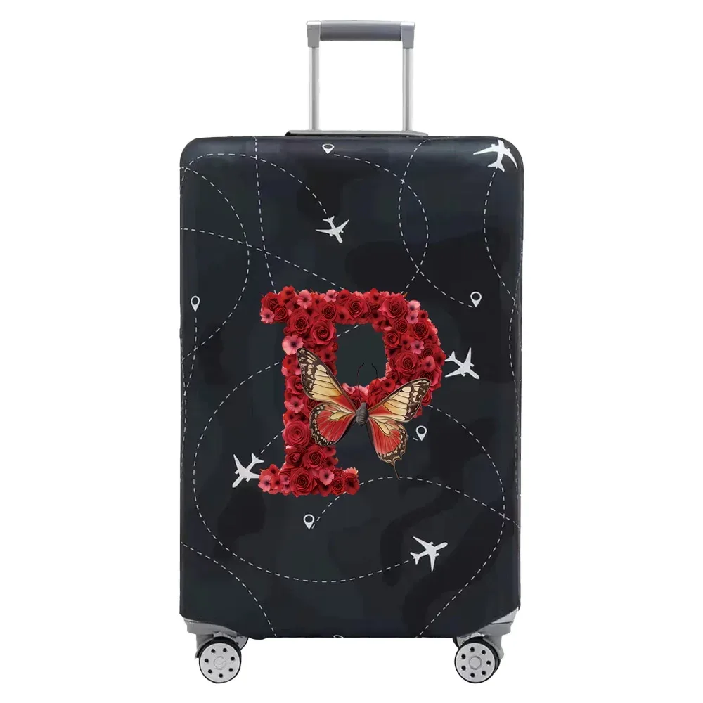 housse anti-poussière élastique pour sac de voyage, série rose, 18-32 pouces, résistante à l'usure, plusieurs styles