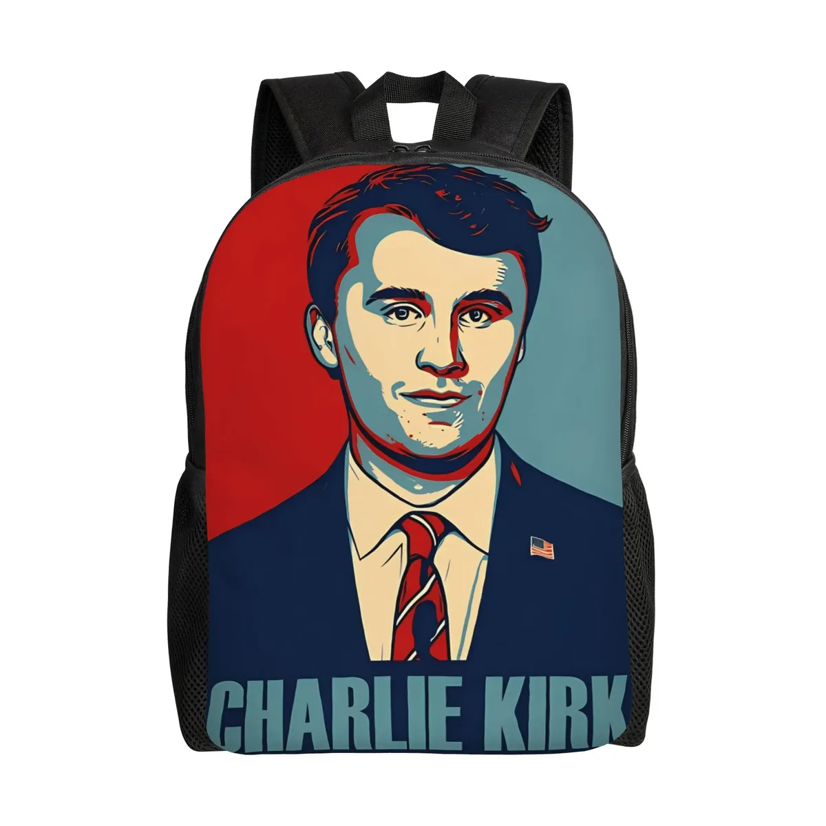 sac à dos charlie kirk angelic advocate kawaii, sacs à dos légers pour garçons, sacs de sport pour lycée, sac à dos design