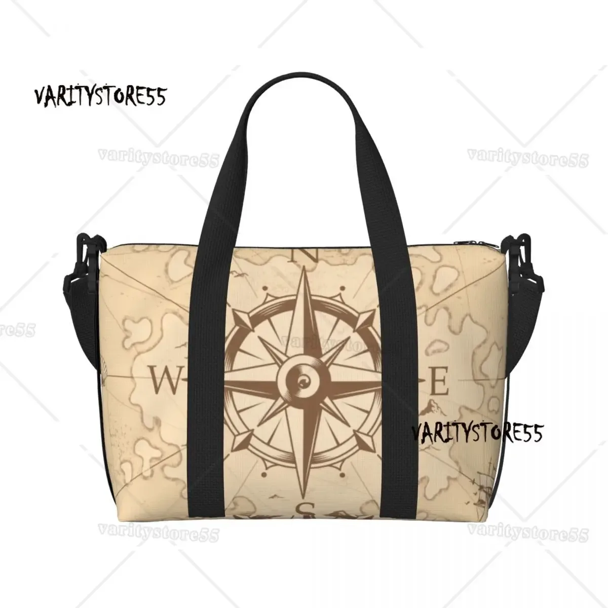 sac fourre-tout de plage personnalisé à rayures bleu marine et ancre blanche pour femmes, fourre-tout extra large pour salle de sport, sacs de shopping de voyage de navigation