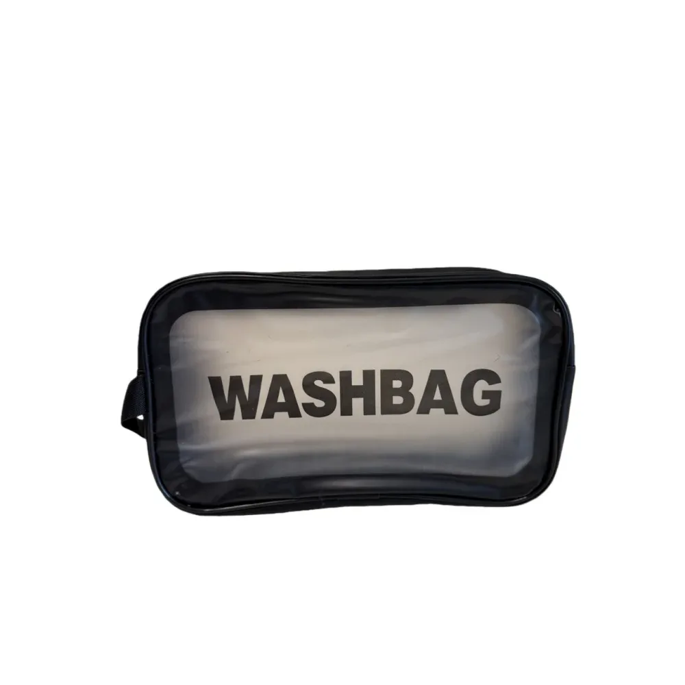 sac à cosmétiques portable de grande capacité, anti-poussière, sacs de rangement pour maquillage, sacs de voyage transparents en pvc à la mode