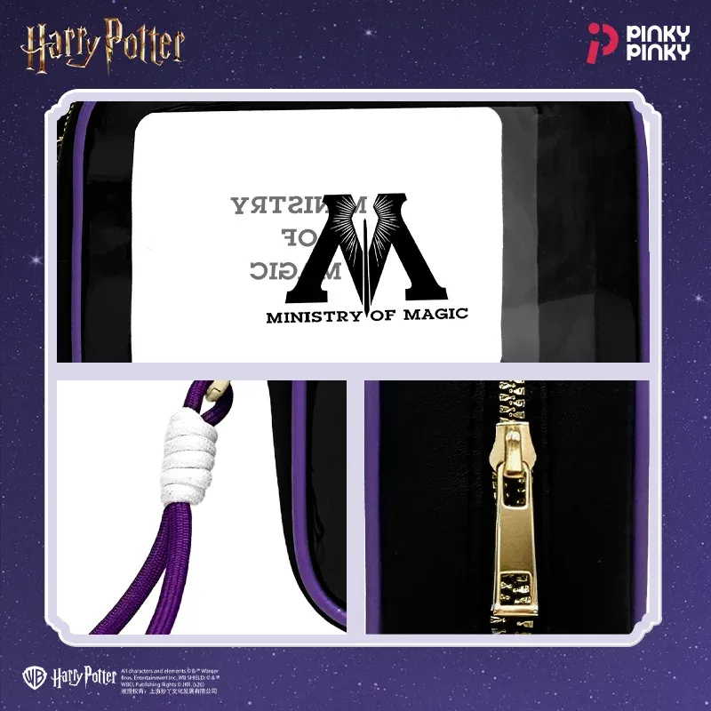 trousse de maquillage pinky harry potter, trousse de toilette, pochette de rangement de voyage pour les déplacements quotidiens, cadeau d'halloween ou d'anniversaire pour étudiants, fans et femmes
