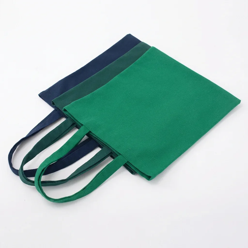 Sac fourre-tout en toile naturelle vierge, sac en coton pour la sensibilisation écologique, les sorties décontractées et le shopping quotidien
