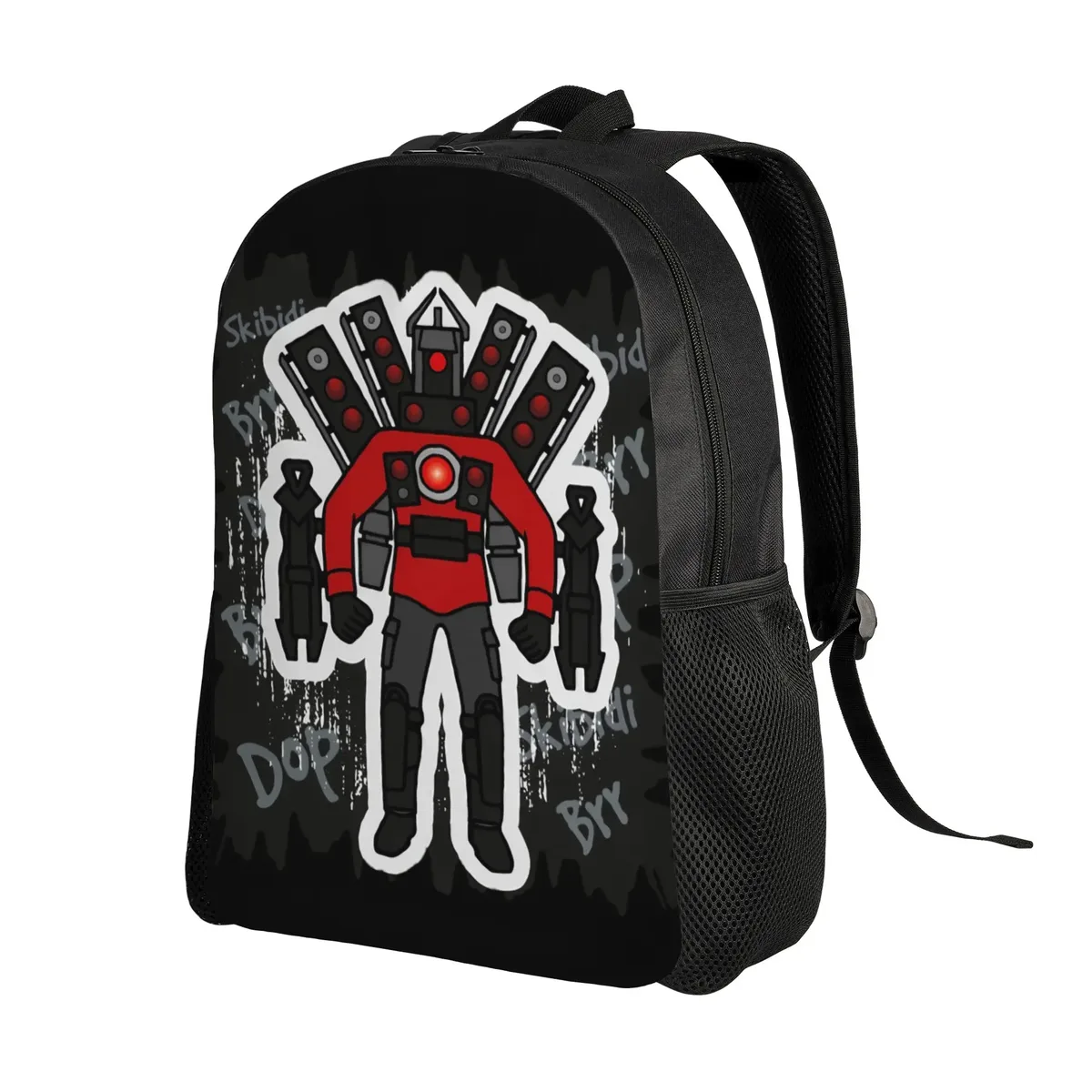 Sac à dos Titan Speakerman pour hommes, femmes, adolescents, lycéens, travail, collège, avec poche, Skibidi Toilet