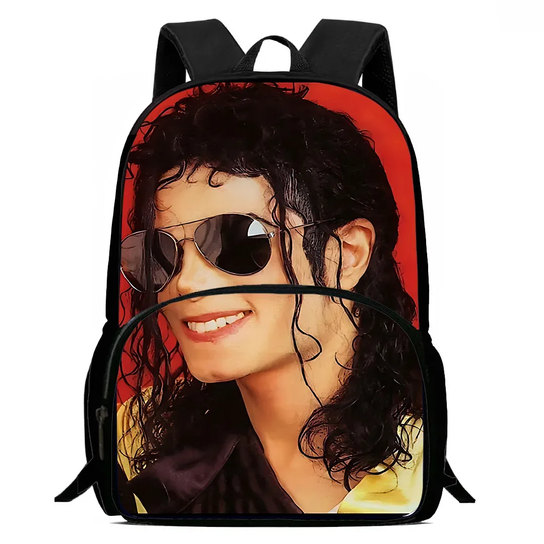michael jackson enfants sacs à dos garçons et filles étudiant cadeau d'anniversaire enfant sacs d'école grande capacité camping sac à dos durable