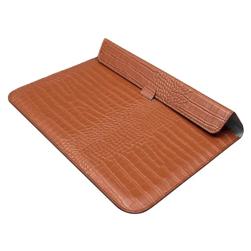 housse pour ordinateur portable avec initiales personnalisées gratuites pour macbook air 13, 13.3, 15.4, retina, unisexe, enveloppe en cuir, pochette pour ordinateur portable