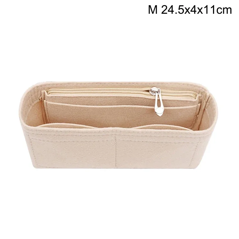 organisateur de sac à insérer en feutre, organisateurs de maquillage, doublure parfaite pour les sacs à main de marque pour femmes et sacs à cosmétiques 1 pièce