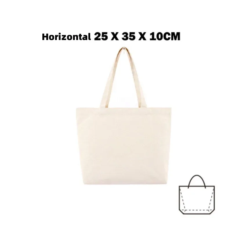 sac de courses réutilisable grande capacité pliant blanc sacs fourre-tout écologiques pliable toile épicerie sac à main pour femme sac à bandoulière