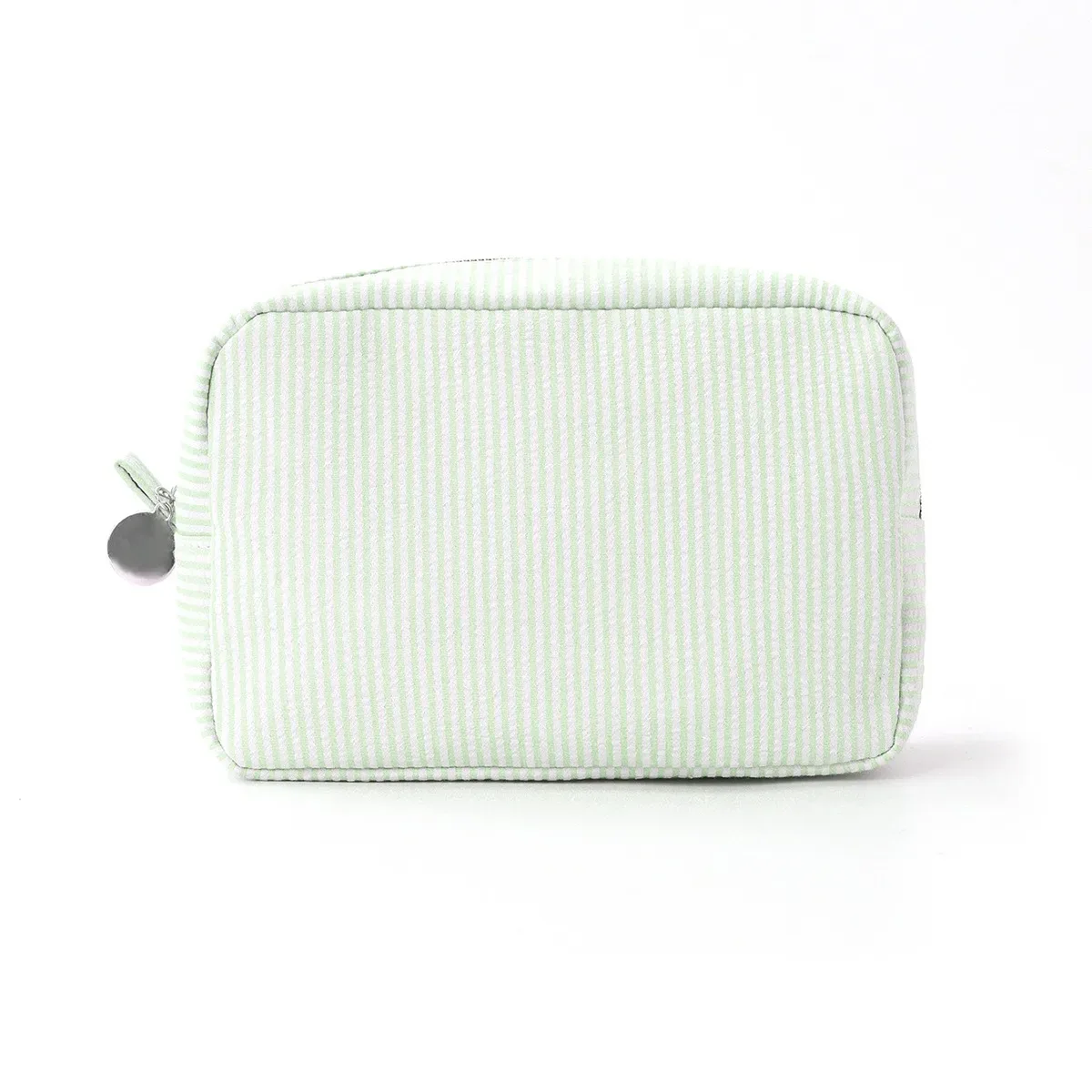 sac de toilette en seersucker transfrontalier, style indien, rayé, sac de rangement portable, sac de rangement de voyage populaire au mississippi