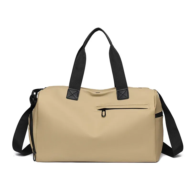 sacs de voyage oxford à grande capacité avec fermeture éclair, sacs de sport solides, sacs de fitness en tissu épaissi, sacs de sport imperméables de grande capacité