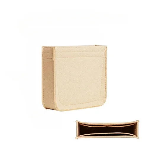 pour h evelyne 16 29 33 sac d'insertion feutre maquillage organisateur sac intérieur sac à main portable base shaper