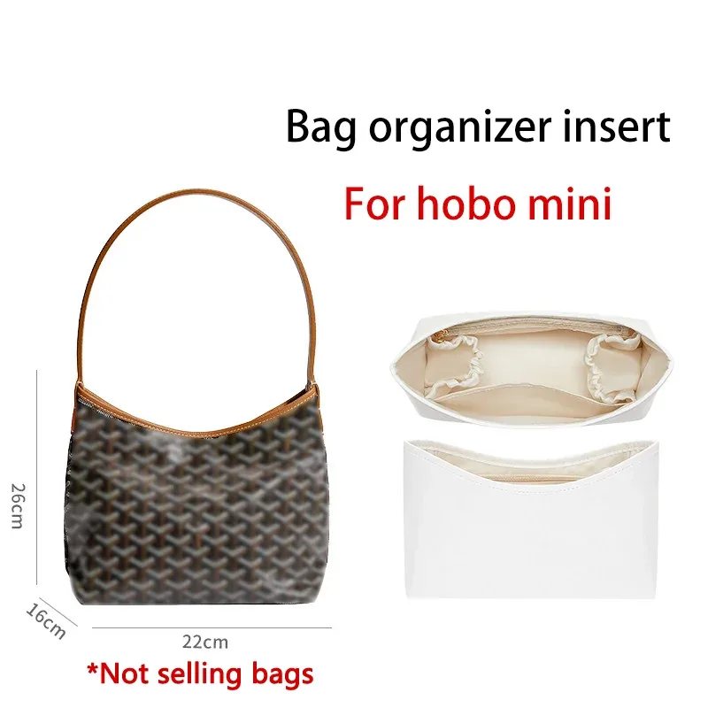 organisateur de sac pour hobo, durable, tendance, imperméable, support de rangement, accessoires de modification intérieure pour sacs