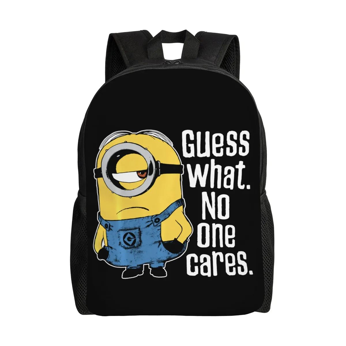 sac à dos m-minions de dessin animé, sacs à dos mignons pour filles, sacs de trekking de grande taille pour lycée, sac à dos design