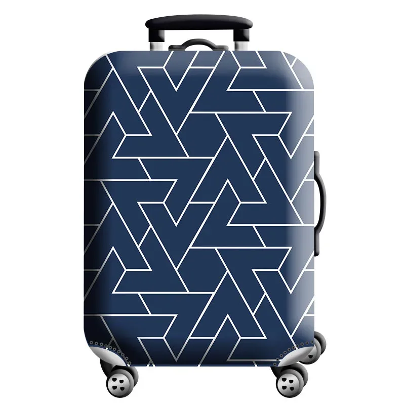 housse de protection pour bagages en tissu extensible, étui anti-poussière pour bagages, adapté à la valise de 18 à 32 pouces, organisateur de voyage