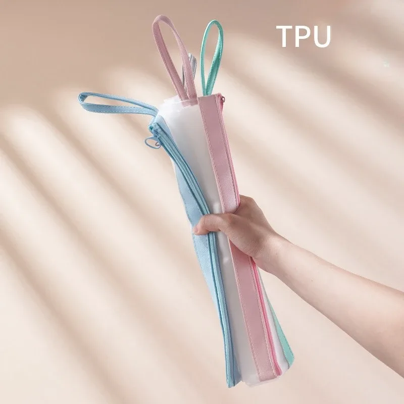 trousse de maquillage de grande capacité pour étudiants, trousse de toilette, rouge à lèvres, produit de soins de la peau, trousse à crayons visibles, trousse de fichiers de données, designer, 2023