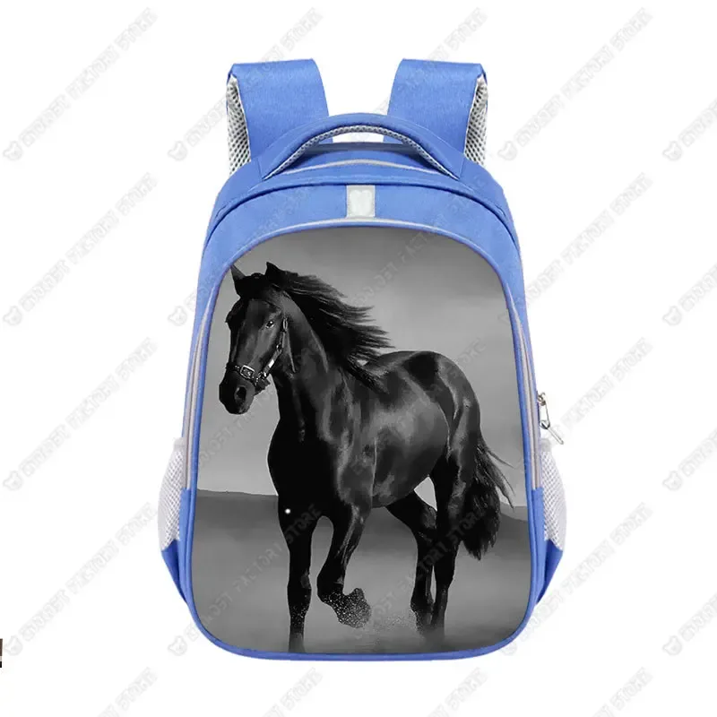 grand sac d'école animal horse pour enfants, cartable poney cool pour adolescents, sac à dos de voyage pour garçons et filles, mode pour enfants