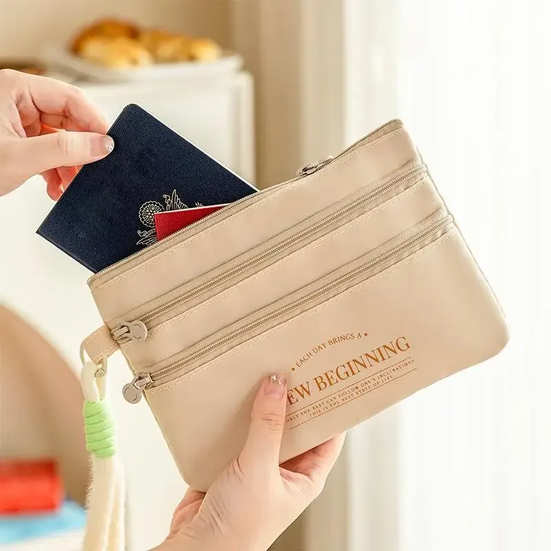 portefeuille porte-passeport de voyage - organisateur de cartes d'identité imperméable pour billets d'avion, visas, cartes d'embarquement et cartes de crédit