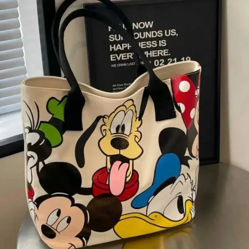 sacs à main en toile mickey de haute qualité, différents styles, grande capacité, sac à bandoulière, sac à main tendance pour femmes, sac de shopping