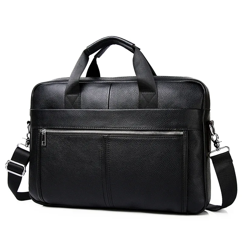 schlatum – porte-documents en cuir véritable pour hommes, sacs à main de luxe, porte-documents pour ordinateur portable, sac d'ordinateur de bureau de 15 pouces