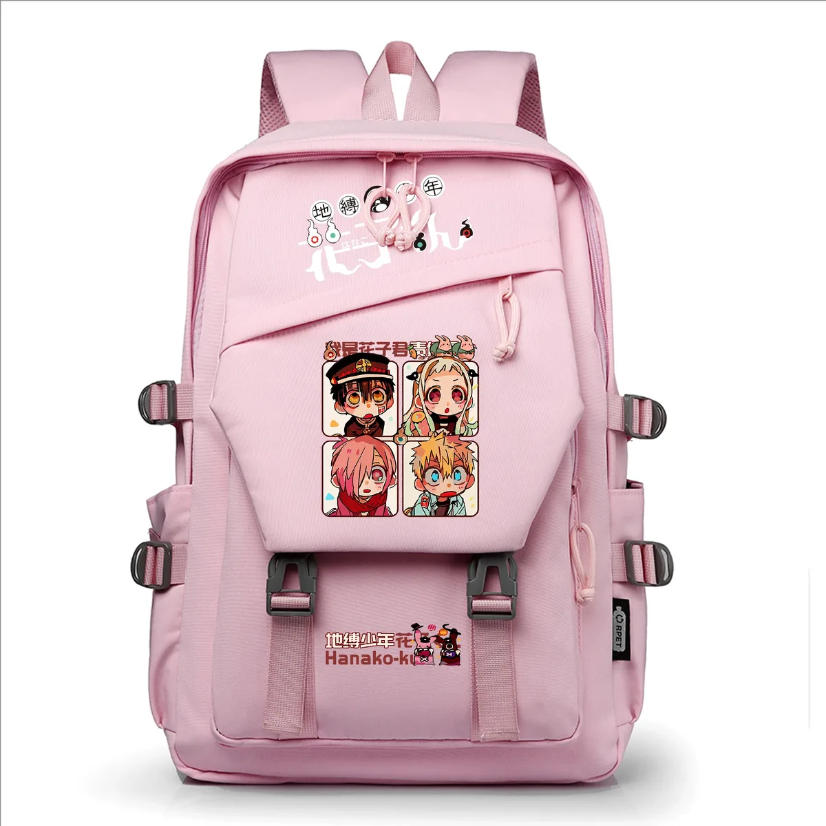 sacs à dos décontractés pour étudiants, sacs à livres pour filles, sacs à dos pour ordinateur portable, sacs à bandoulière, motif dessin animé anime toilet-bound hanako-kun