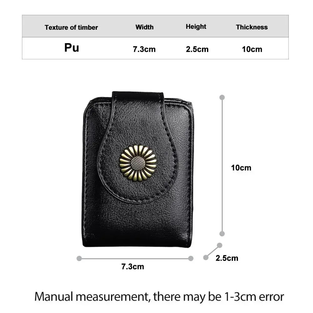 mini trousse à cosmétiques avec miroir en cuir pu, petite pochette de maquillage de voyage, pochette imperméable, organiseur de toilette de poche