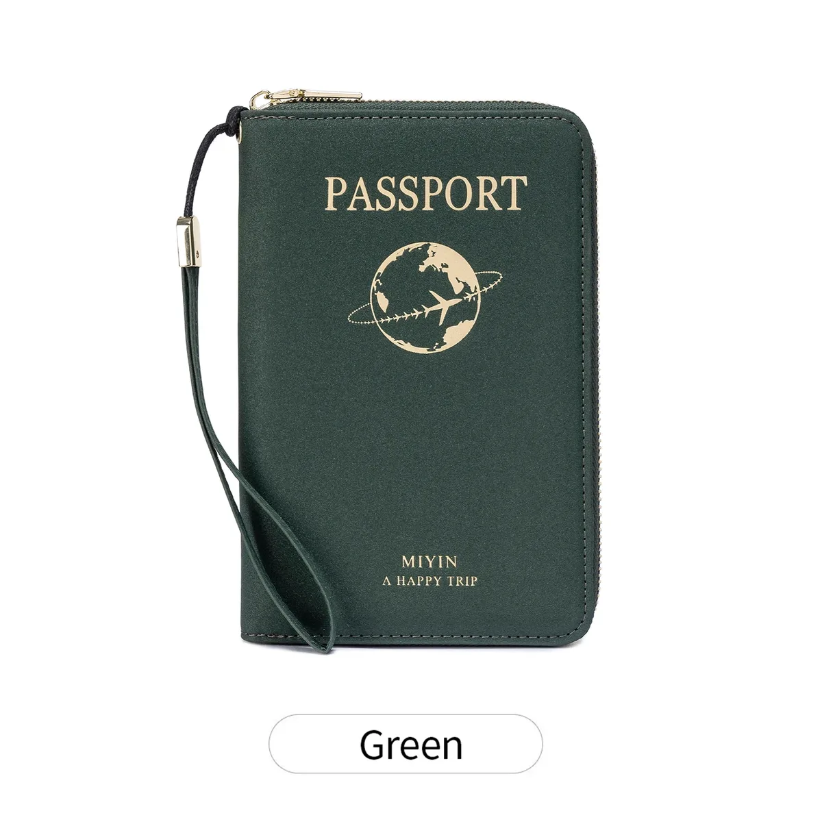 porte-passeport rfid miyin en cuir pu, indispensable pour les voyages en famille, pour cartes de crédit, billets et documents, unisexe