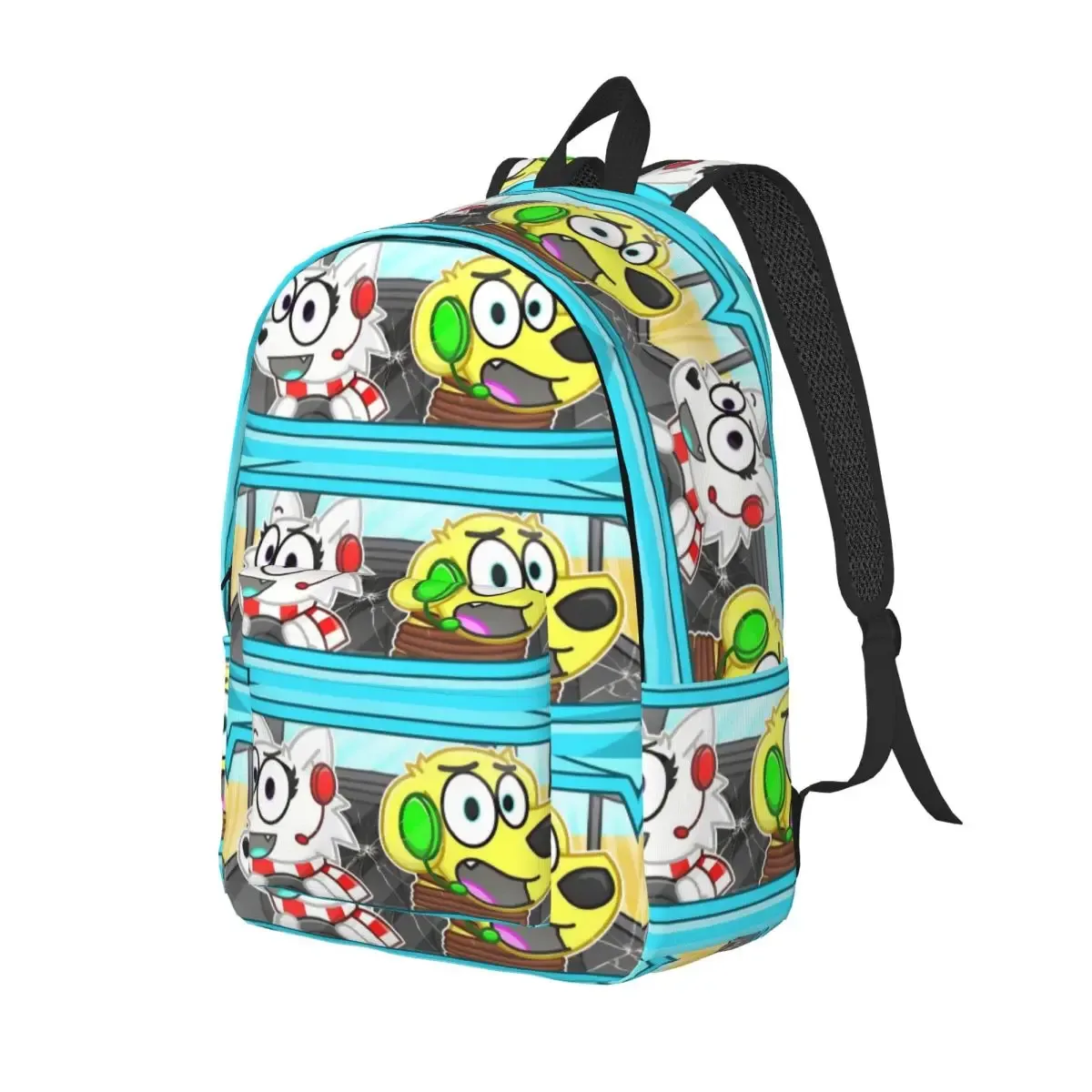 hamburger superdog tyler snowi foxs sac à dos primaire lycée étudiant dessin animé bookbag hommes femmes sac à dos randonnée