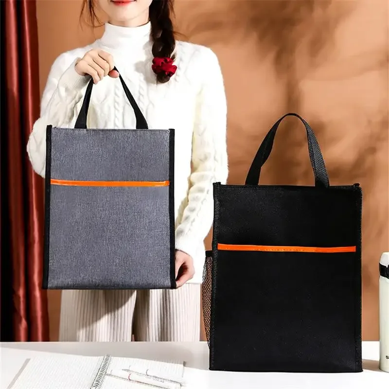 sacs fourre-tout pour étudiants de haute qualité, durables et de grande capacité, sacs fourre-tout de bureau, sacs pour documents et sacs de rangement pour manuels scolaires.
