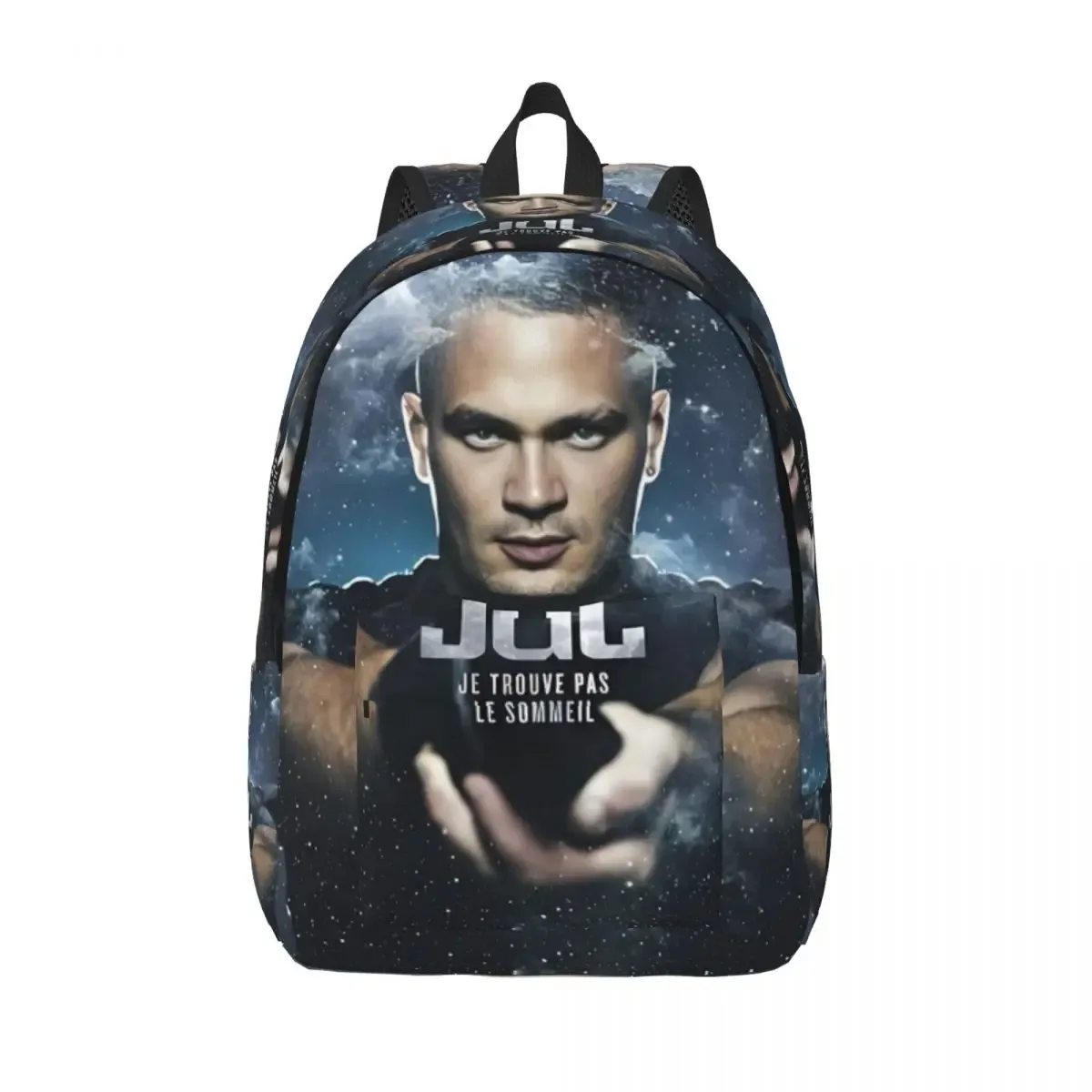 sacs à dos personnalisés en toile pour chanteur français jul, pour femmes et hommes, sac étanche pour école, collège, marseille, sac à livres imprimé
