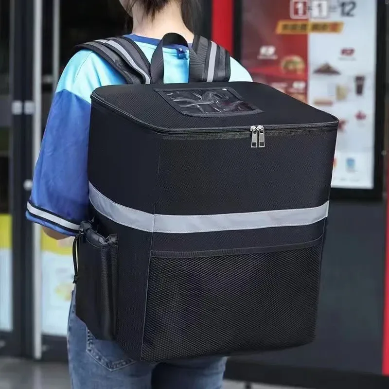 35l extra large sac alimentaire thermique sac isotherme boîte de réfrigérateur conservation des aliments frais livraison sac à dos isolé sac frais