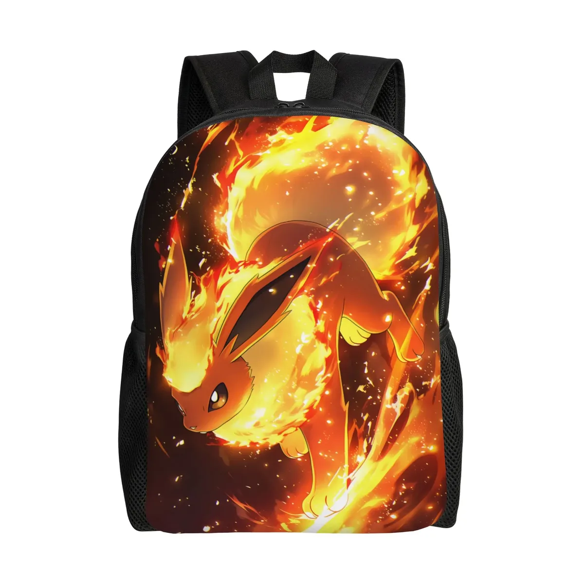 Sacs à dos tendance, sac à dos Pokemon, sac à dos Eevee Eeveelution, mochila, sac à dos pour lycée avec fermeture à glissière