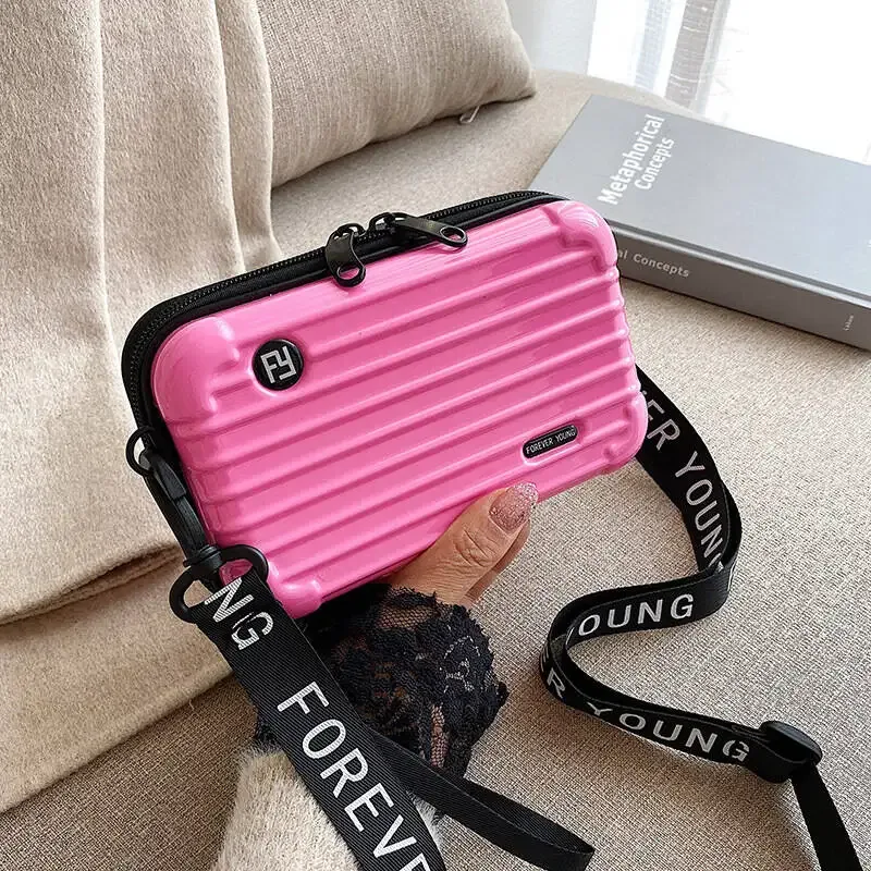 nouvelle mini valise, trousse de maquillage portable pour femme, trousse de maquillage grande capacité, trousse de maquillage imperméable à bandoulière pour extérieur