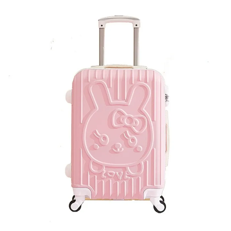 sac à bagages à roulettes de dessin animé mignon, bagage à main avec mot de passe, bagage à roulettes, bagage à main étudiant, 20 po
