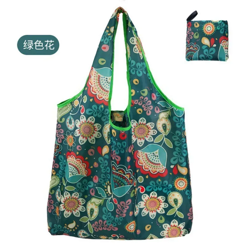 grand sac de courses portable pour femmes, fourre-tout pliable, écologique, réutilisable, pliable, étui d'épicerie, sacs à main, sacs de rangement
