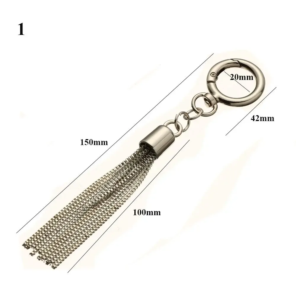 pendentif pompon à la mode, porte-clés de sac à bandoulière, boucle en métal, décoration de sac à main, accessoires de quincaillerie
