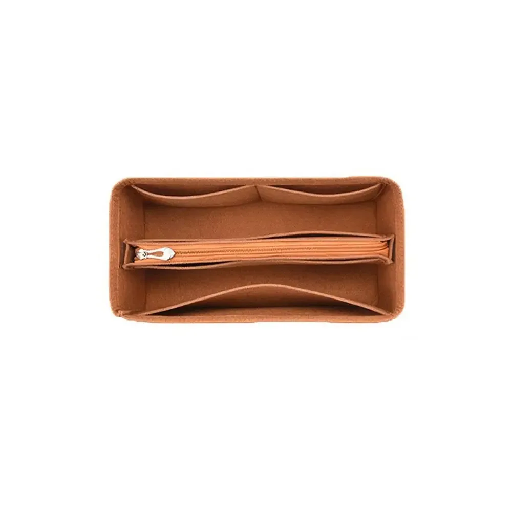 nouvel insert de sac à main en feutre, organisateur de sac de voyage portable, sac intérieur multi-poches pour birkin 25/30/35