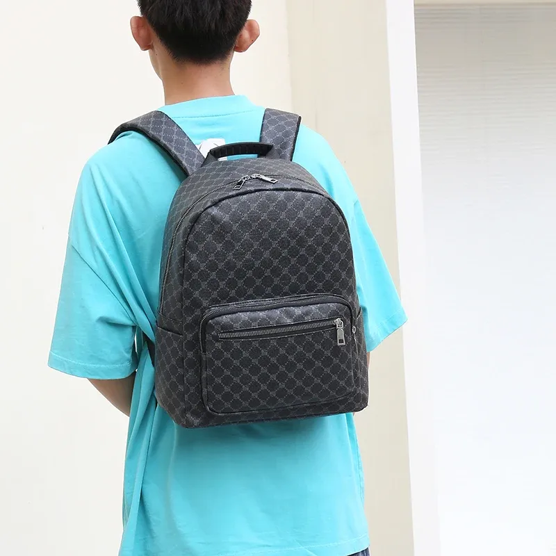 sacs à dos en cuir multifonctions pour femmes et hommes, sac à dos de luxe, designer mochila, initié à l'école